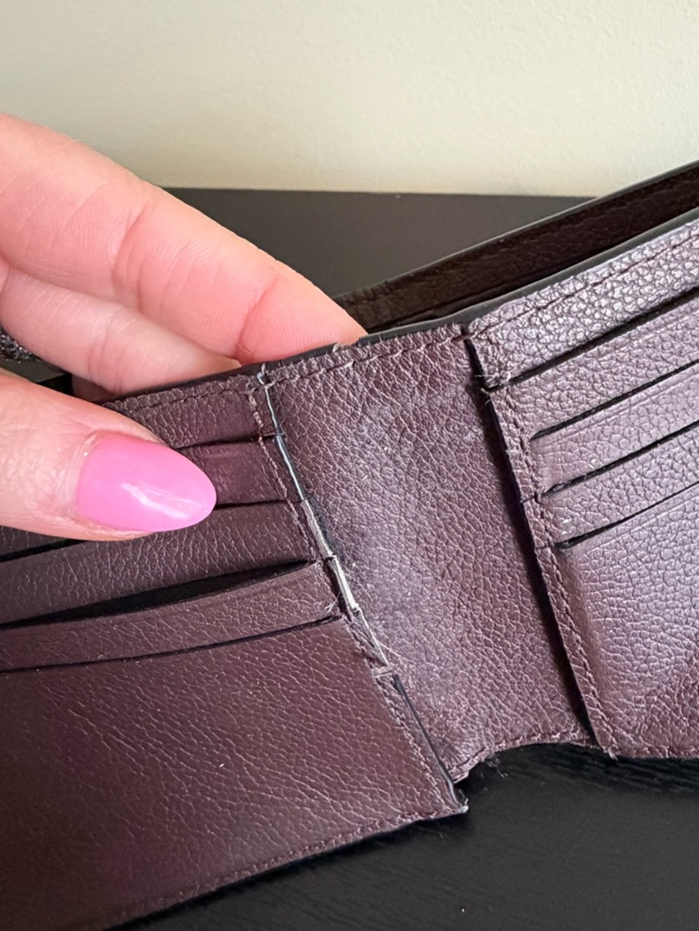 Coach Men's Dark Brown Leather Wallet - Picture 7 of 11